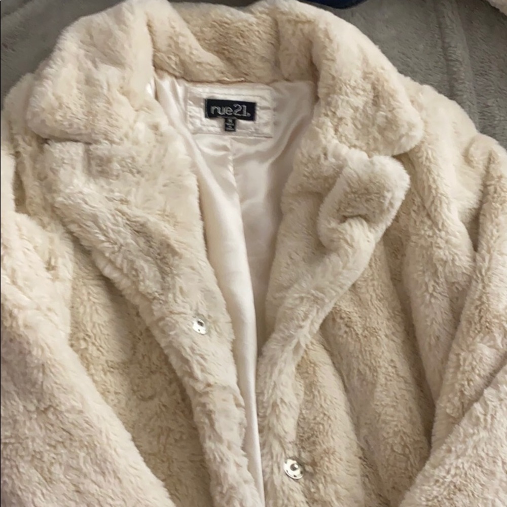 Cute faux fur coat